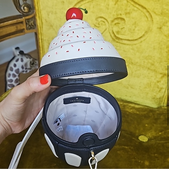 Kate Spade New York Bing Ice Cream Sundae Crossbody Purse - Picture 7 of 10